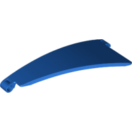 Lego Technic Panel Curved 5 x 13 x 2 Tapered, Left #50 / Blue