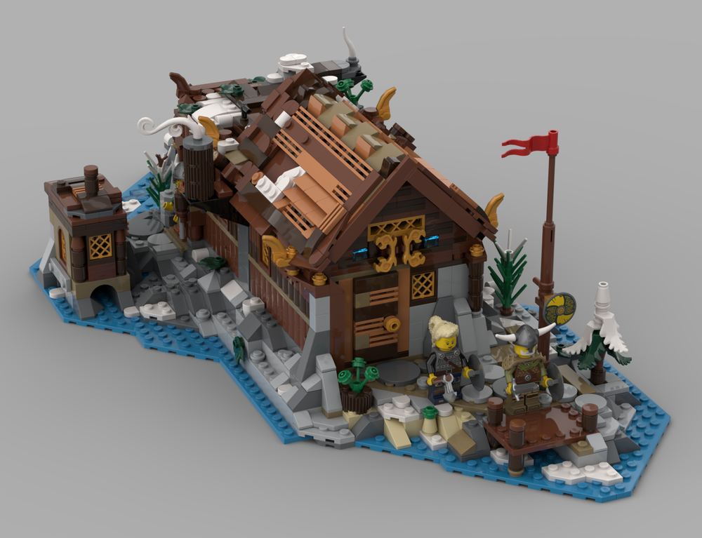 Lego Viking Longhouse & Banquet Hall