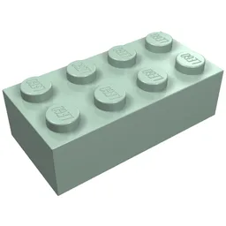 Brick 2 x 4 / Sand Green
