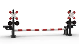 Railroad Crossing Barriers - Barrières de passage à niveau - MOC