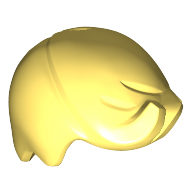 Lego Hair Smooth with Spiked Bangs / Bright Light Yellow