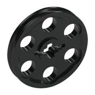 Technic Wedge Belt Wheel [aka Pulley] / Black