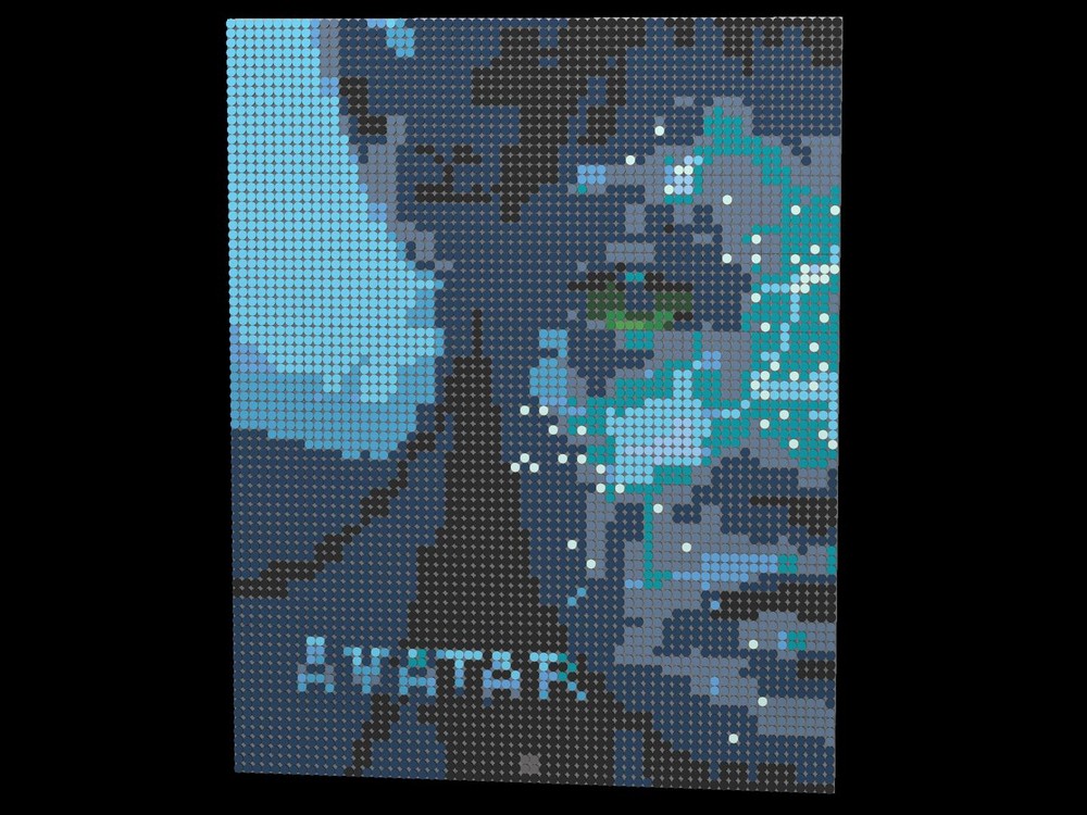 Lego Avatar the Way of Water Movie Poster