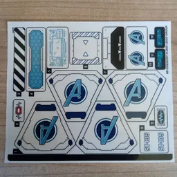 Sticker Sheet for Set 76153-1 / [No Color/Any Color]