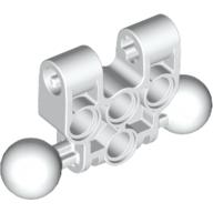 Lego Large Figure Skeletal, Torso, Lower, with 2 Ball Joints, 2 Axle Holes, and 4 Holes (Vahki) / White