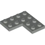 Plate 4 x 4 Corner / Light Gray