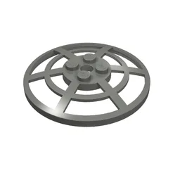Dish 6 x 6 Inverted, Radar / Webbed [Anti-studs at 90°] / Dark Bluish Gray