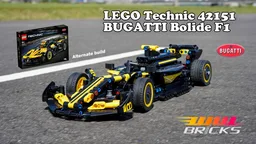 2022 F1 - LEGO Technic 42151 BUGATTI Bolide alternate build