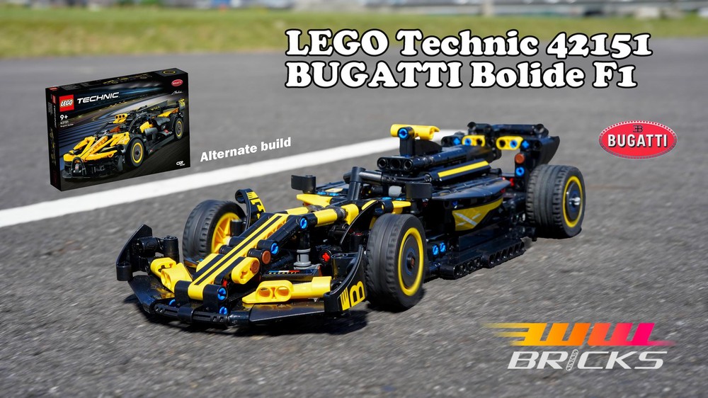Lego 2022 F1 - LEGO Technic 42151 BUGATTI Bolide alternate build
