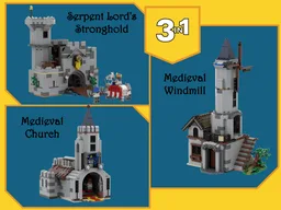 31168 3in1 - Medieval buildings pack 1