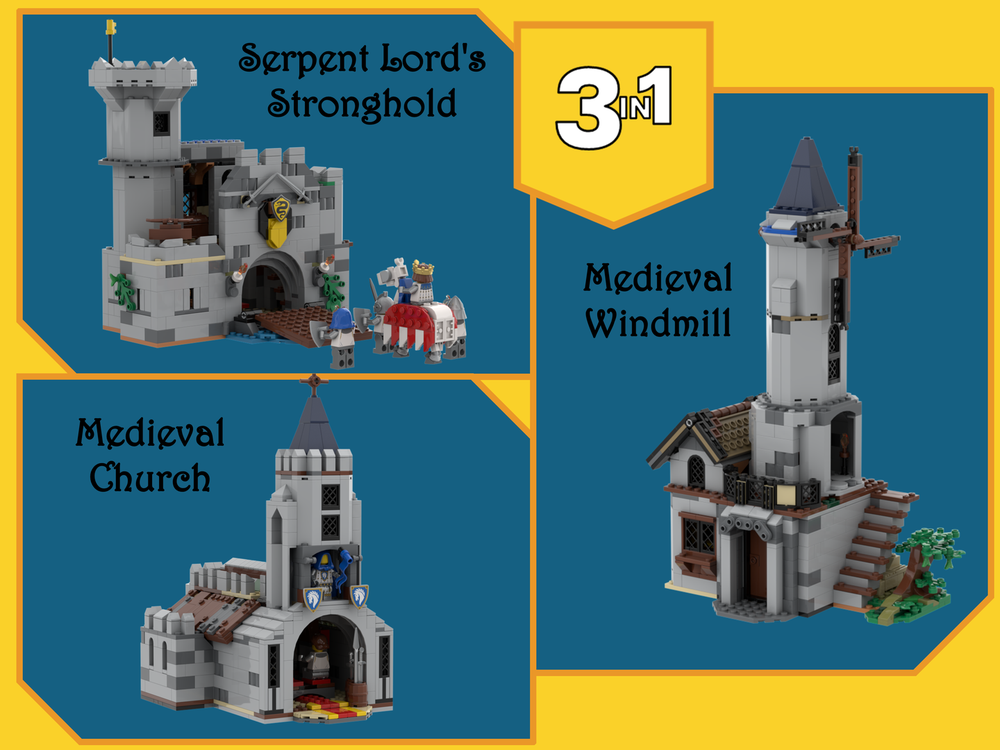 Lego 31168 3in1 - Medieval buildings pack 1