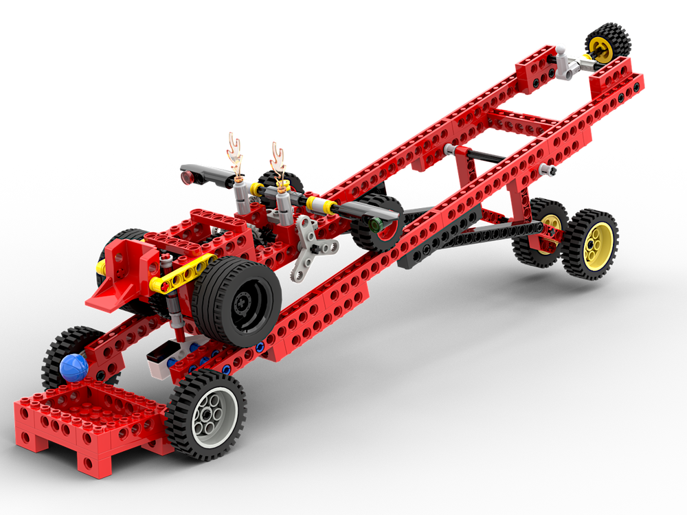 Lego Car Clock - Lego Technic Kinetic Sculpture