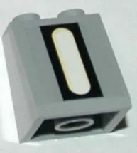 Slope 65 2 x 2 x 2 with Bottom Tube with SW Death Star Wall Light Pattern (Sticker) - Set 10188