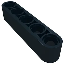 Technic Beam 1 x 5 Thick / Black