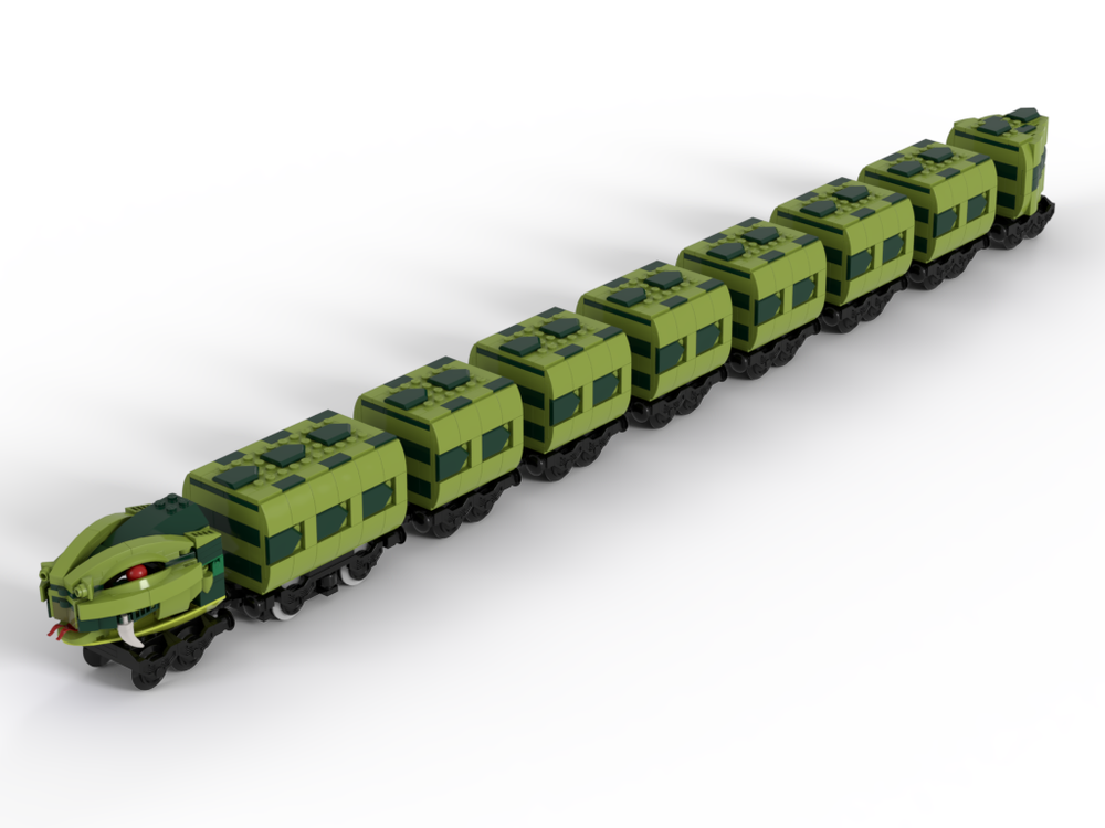Lego Snake Train