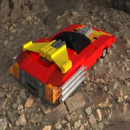 CBB06 Red Rocket G1-inspired Transformable Hot Rod