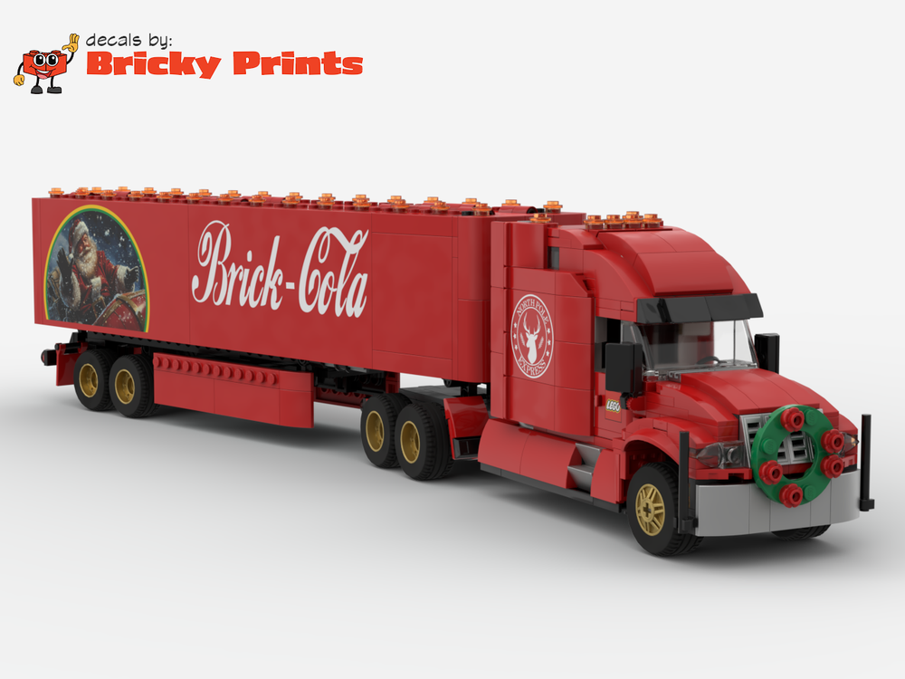 Lego 60440 mod Christmas Truck