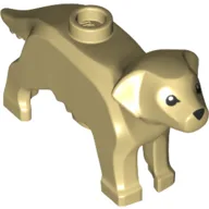 Animal, Dog, with Eyes and Nose Print / Tan