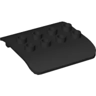 Duplo Train Cab Roof 4 x 4 with 2 x 4 Studs / Black