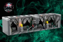 LEGO Medieval Cursed elven tomb The Witcher MOC