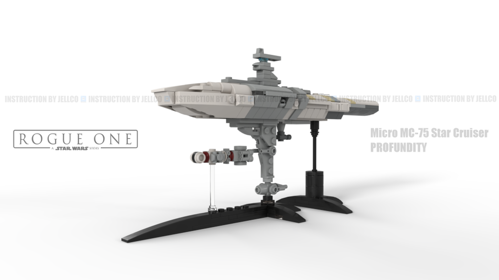 Lego Micro Size MC-75 star cruisor "Profundity" RENEWAL