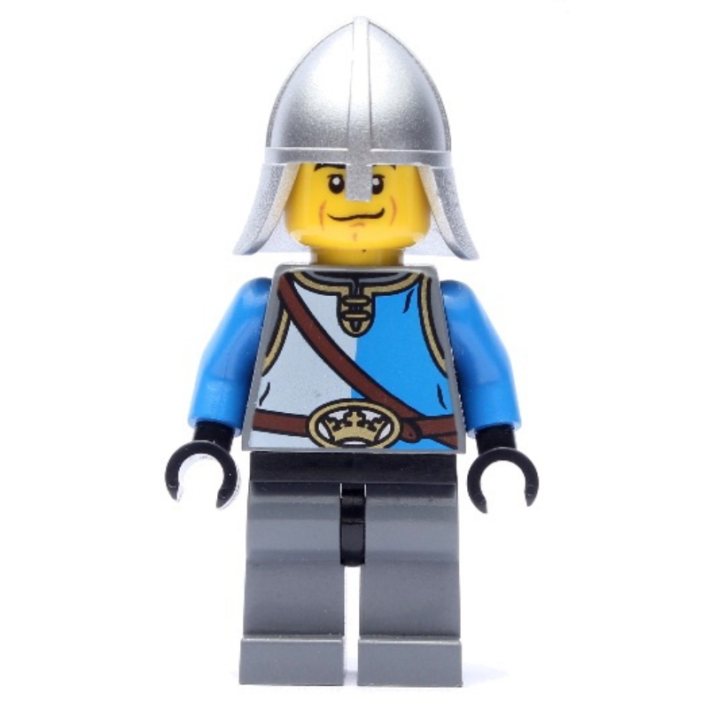 Lego Knight, Blue, Helmet