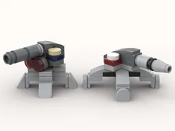 Micro Separatist Proton Cannon & Micro Republic AV-7 Anti-Vehicle Cannon