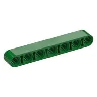 Technic Beam 1 x 7 Thick / Green