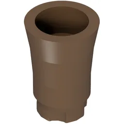 Plant, Palm Tree Trunk - Short Connector, no Axle Hole