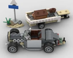 The hot rod of Indiana Jones (LEGO 77012 MOC)
