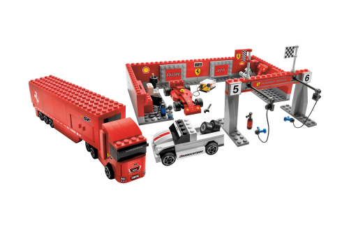 Lego Ferrari F1 Pit 1:55