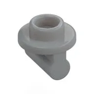 Plate Special Round 1 x 1 with Hollow Stud and Bar on Underside - Long Space / Light Bluish Gray