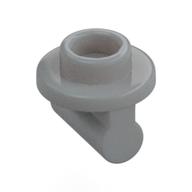 Lego Plate Special Round 1 x 1 with Hollow Stud and Bar on Underside - Long Space / Light Bluish Gray