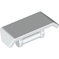 Lego Spoiler 2 x 4 with Handle [Plain] / White