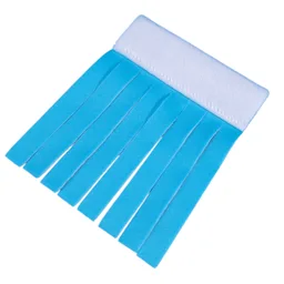 Curtain, Carwash, Strips / Medium Azure