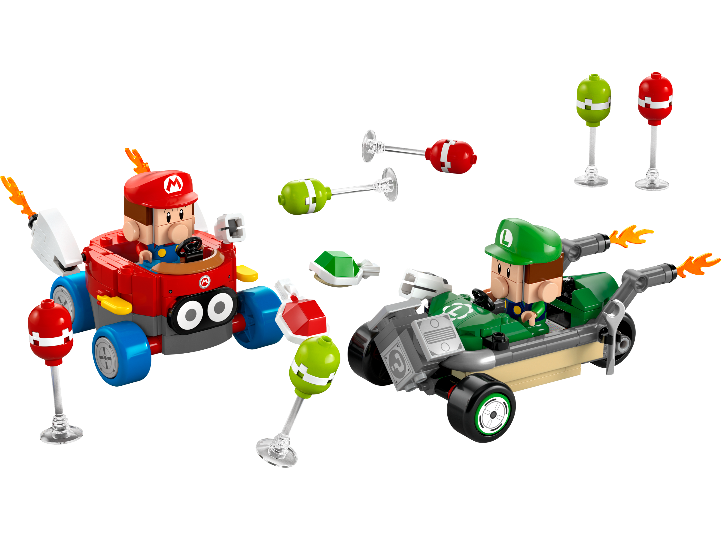 Lego Mario Kart – Baby Mario vs. Baby Luigi