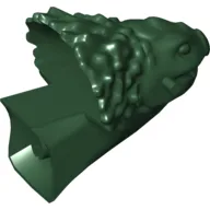 Creature Body Part, Varactyl Head, 'Boga' / Dark Green