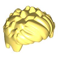 Lego Hair Short Pointy, Wavy in Front / Bright Light Yellow