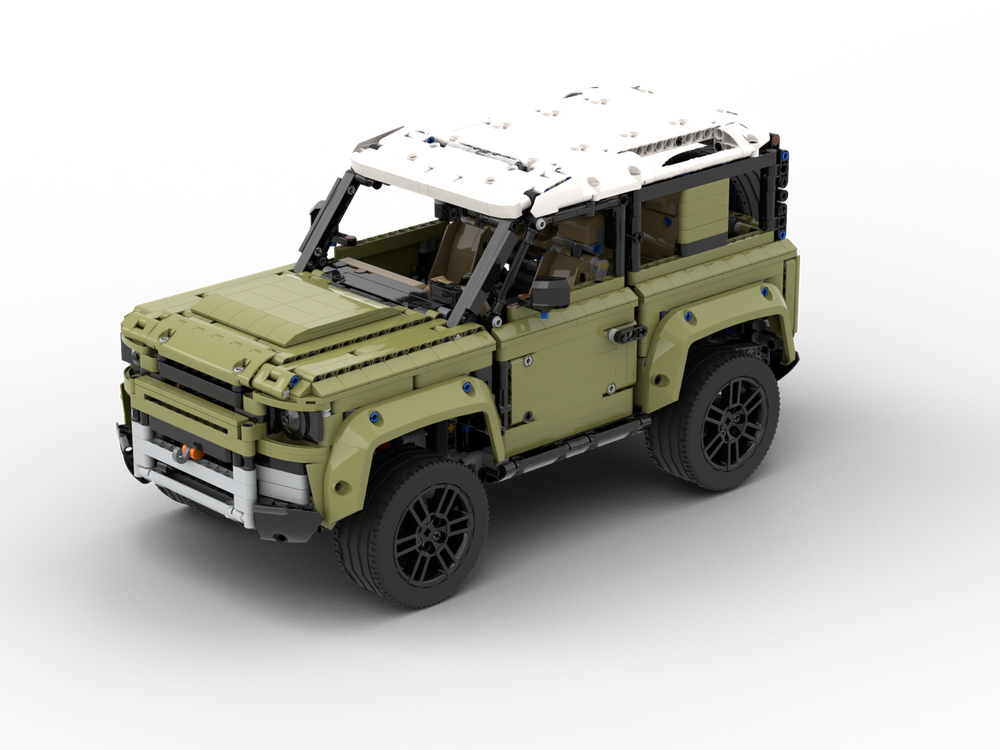 Lego Motorised Defender v4