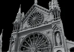 Gothic Cathedral Facade