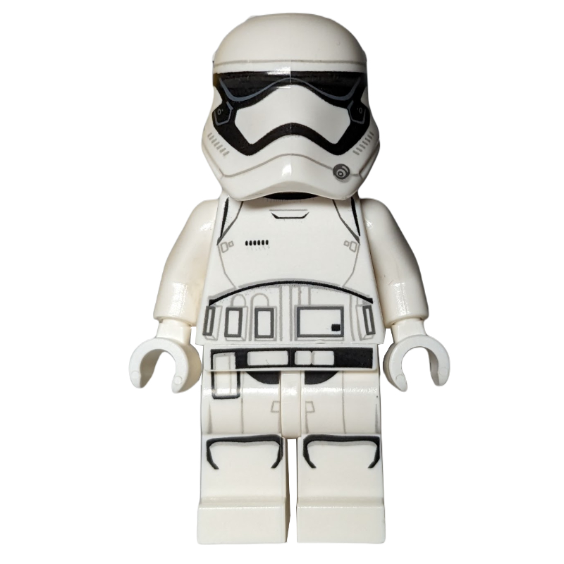 Lego Stormtrooper, First Order - Rounded Mouth