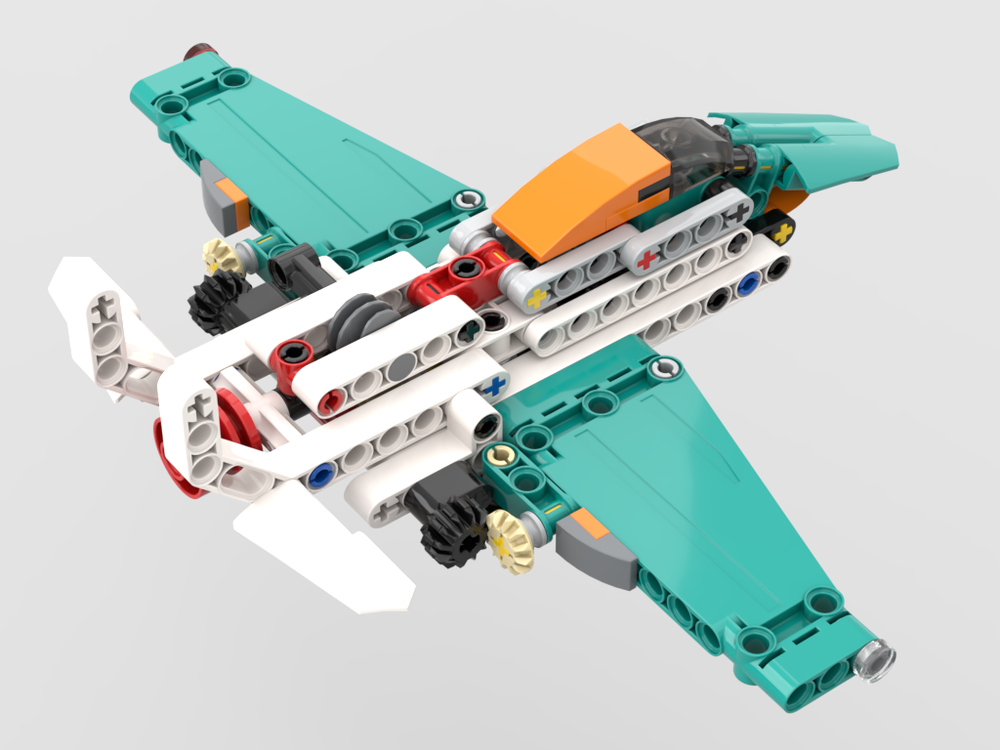Lego Jet Plane with Retractable Landing Gear