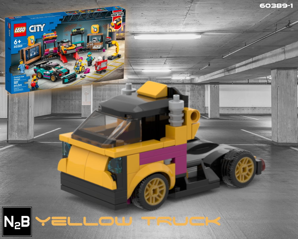 Lego Yellow Truck - LEGO 60389 alternate build 1