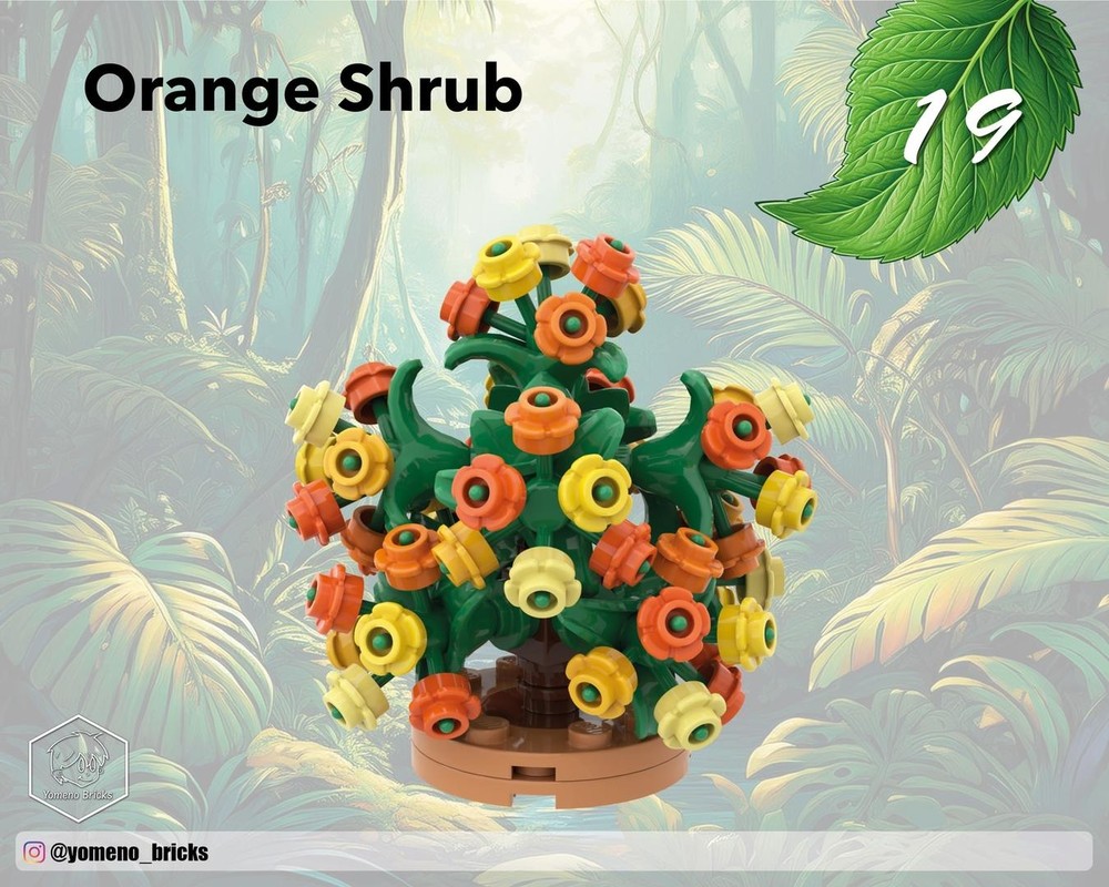 Lego Orange Shrub