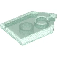 Tile Special 2 x 3 Pentagonal / Opal Trans-Light Blue