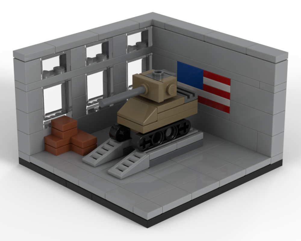 Lego 1 Year Special Sherman Diorama