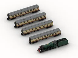 Shakespeare Express "Kinlet Hall" Passenger Set (Moc-Pack) (8w)
