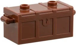 Container, Treasure Chest with Slots in Back and (Same Color) Flat Lid (4738a / 80835)