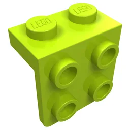 Bracket 1 x 2 - 2 x 2 / Lime