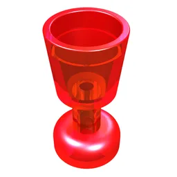 Equipment Goblet / Glass / Trans-Red